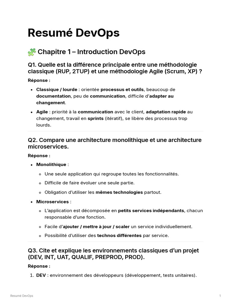 Guide Complet sur DevOps et CI/CD | PDF | Virtualisation | Informatique