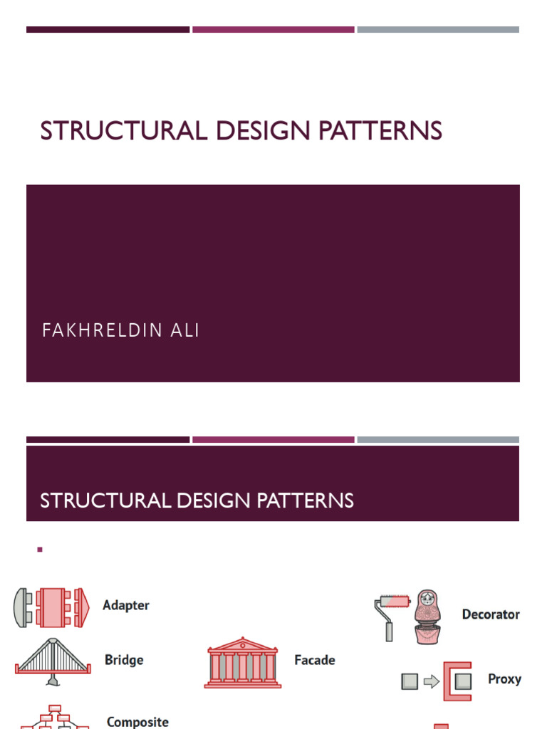 Structural Design Patterns Overview | PDF | Class (Computer Programming ...