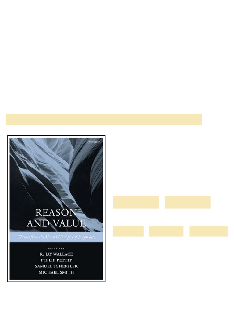 (Ebook) Reason and Value: Themes from the Moral Philosophy of Joseph ...