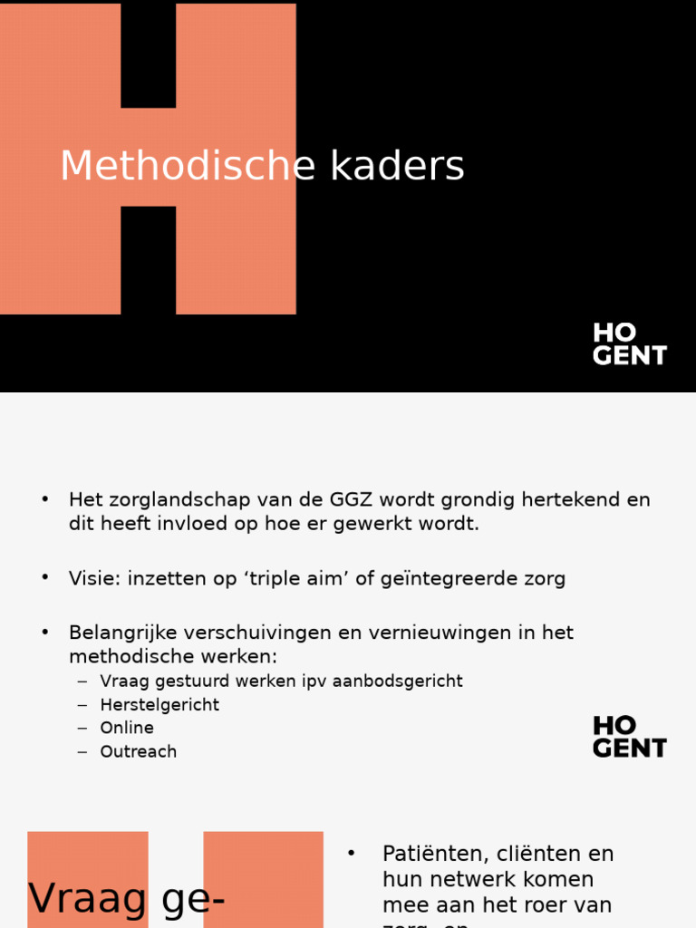 Les 2 - Methodisch Kader - Chamilo | PDF