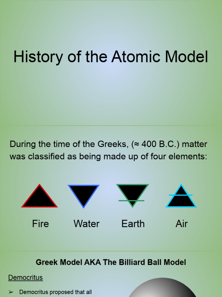 Evolution of Atomic Models Explained | PDF | Atoms | Electron