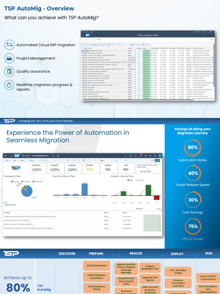 TSP AutoMig: Seamless ERP Migration | PDF | Information Technology ...