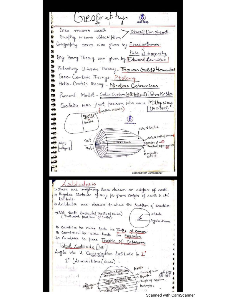 Geography Notes | PDF