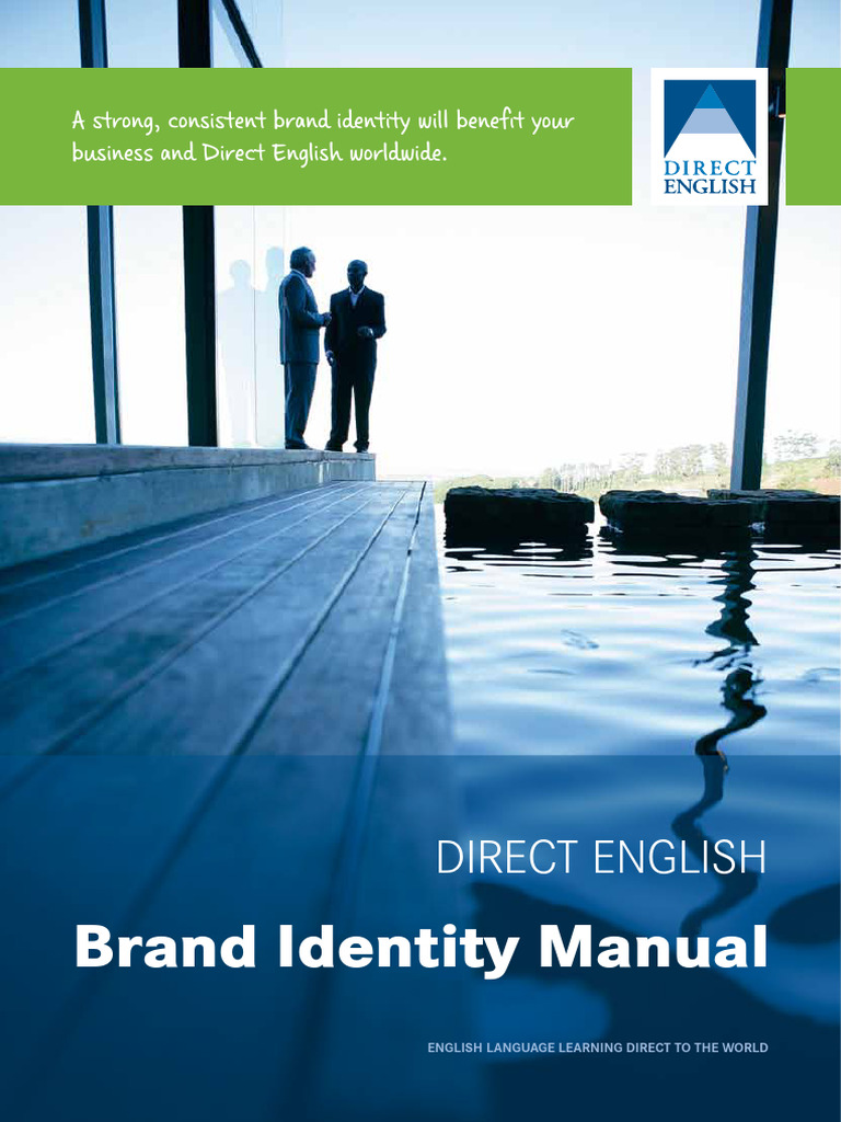 Direct English Brand Identity Guide | PDF | Typefaces | Arial