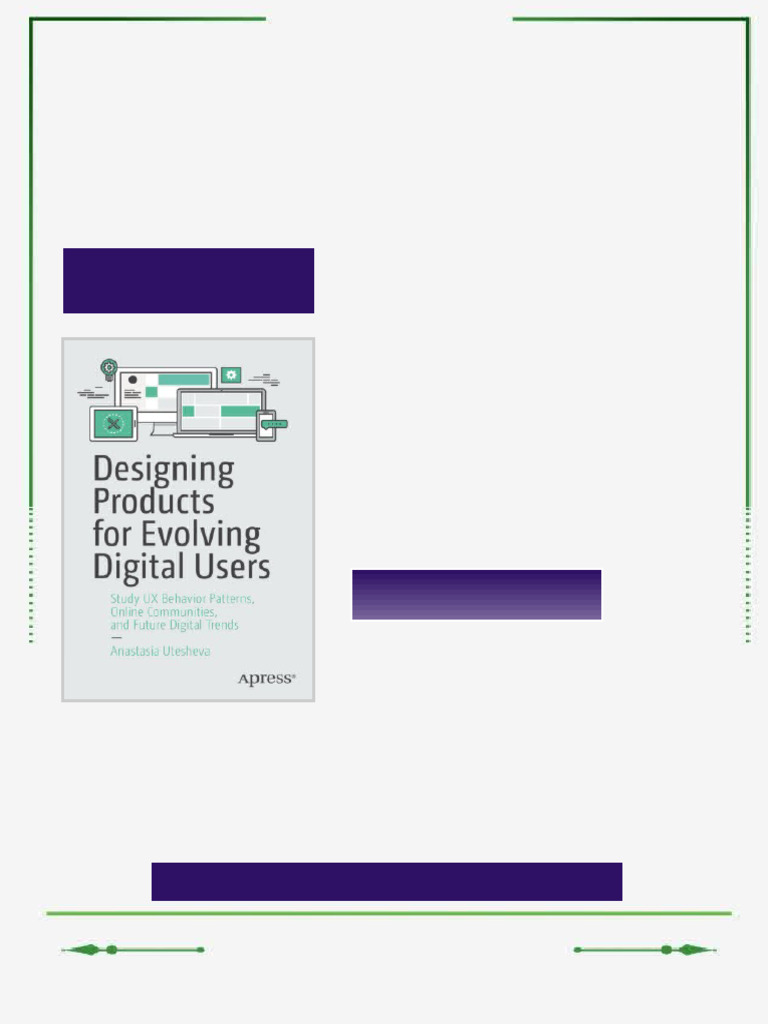 Designing Products for Evolving Digital Users Anastasia Utesheva eBook  instant file access | PDF | Identity (Social Science) | Gender