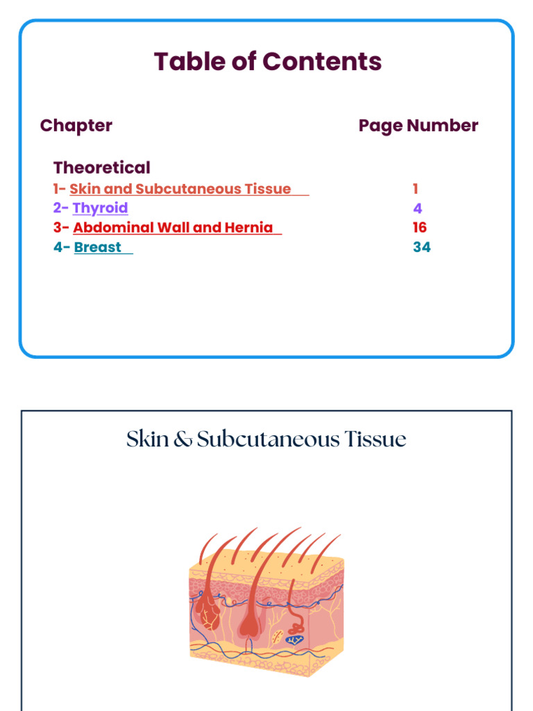 Skin and Thyroid Pathologies Overview | PDF | Thyroid | Hyperthyroidism
