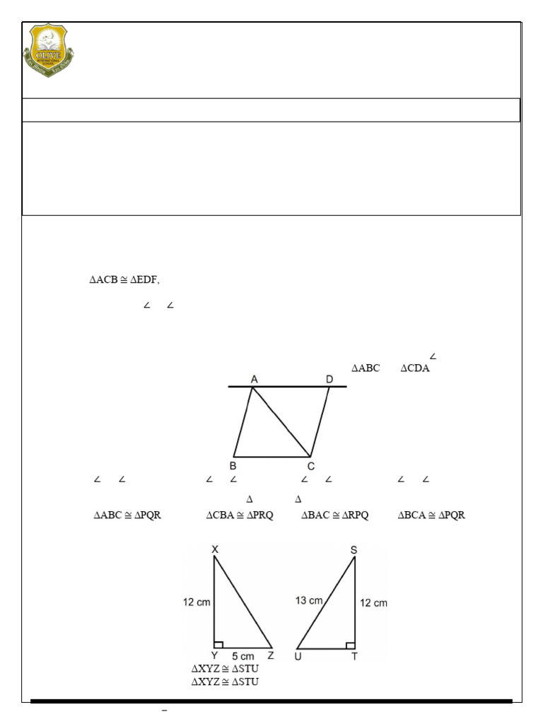 CH7TRIANGL17122025125530_3 | PDF | Euclidean Geometry | Geometric Shapes