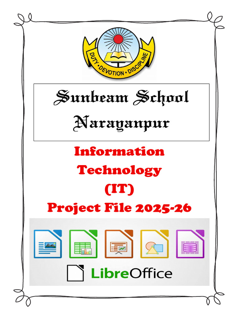 IT Project File: LibreOffice Guide | PDF