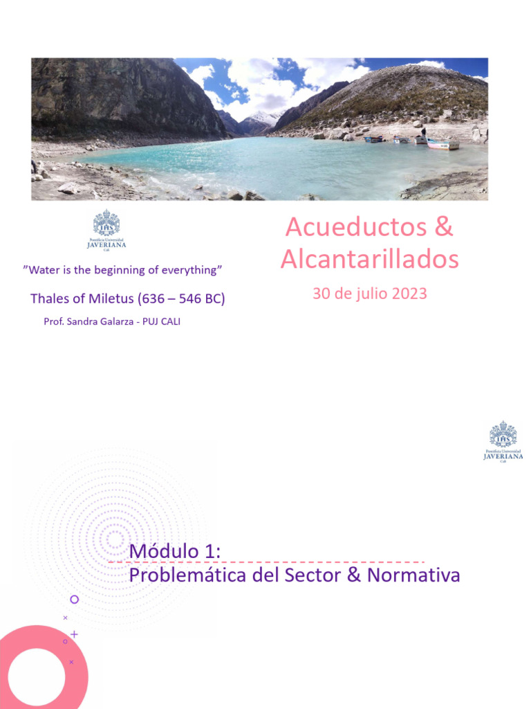 Normativa y Retos del Agua en Colombia | PDF