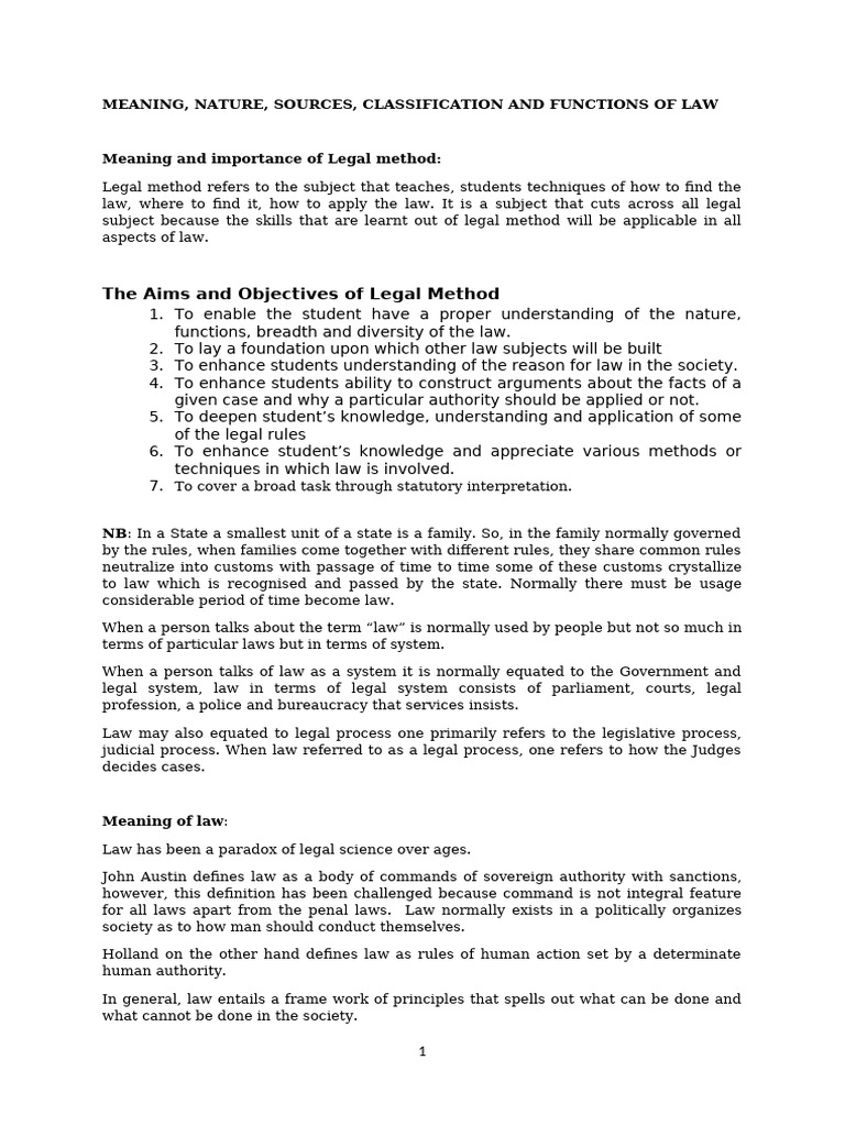 Understanding Law: Types and Functions | PDF | Equity (Law) | Crimes