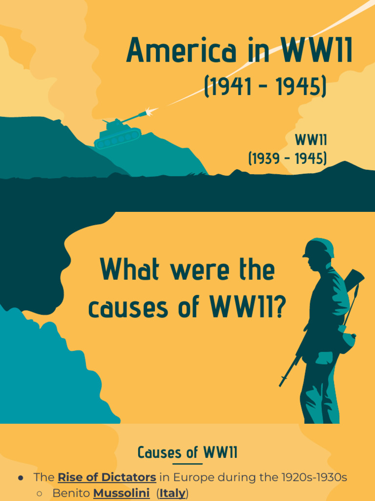 America in WWII Presentation | PDF | World War II | Allies Of World War II