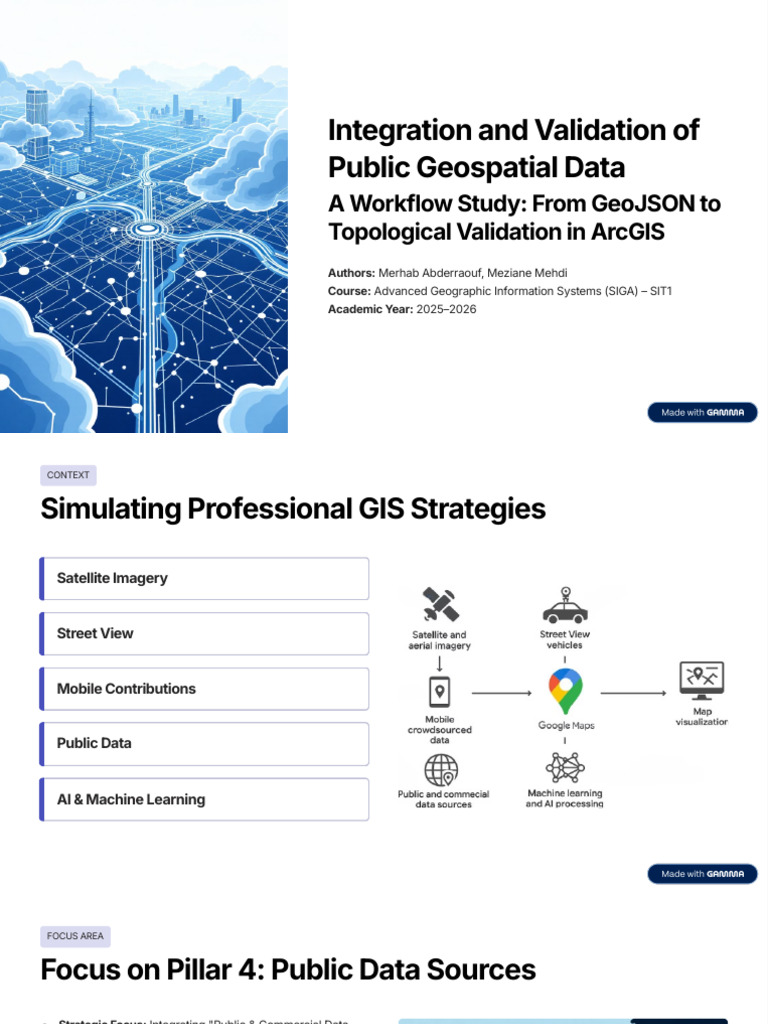 Public Geospatial Data Integration Workflow | PDF | Geographic ...