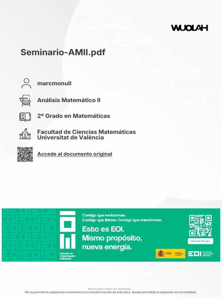 Wuolah Free Seminario AMII | PDF | Matemáticas