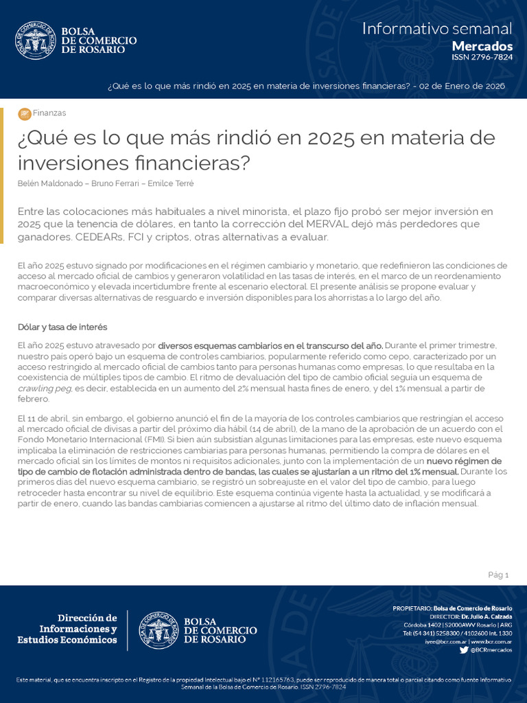 Inversiones más rentables en 2025 | PDF | Fondo de inversion | Inversiones