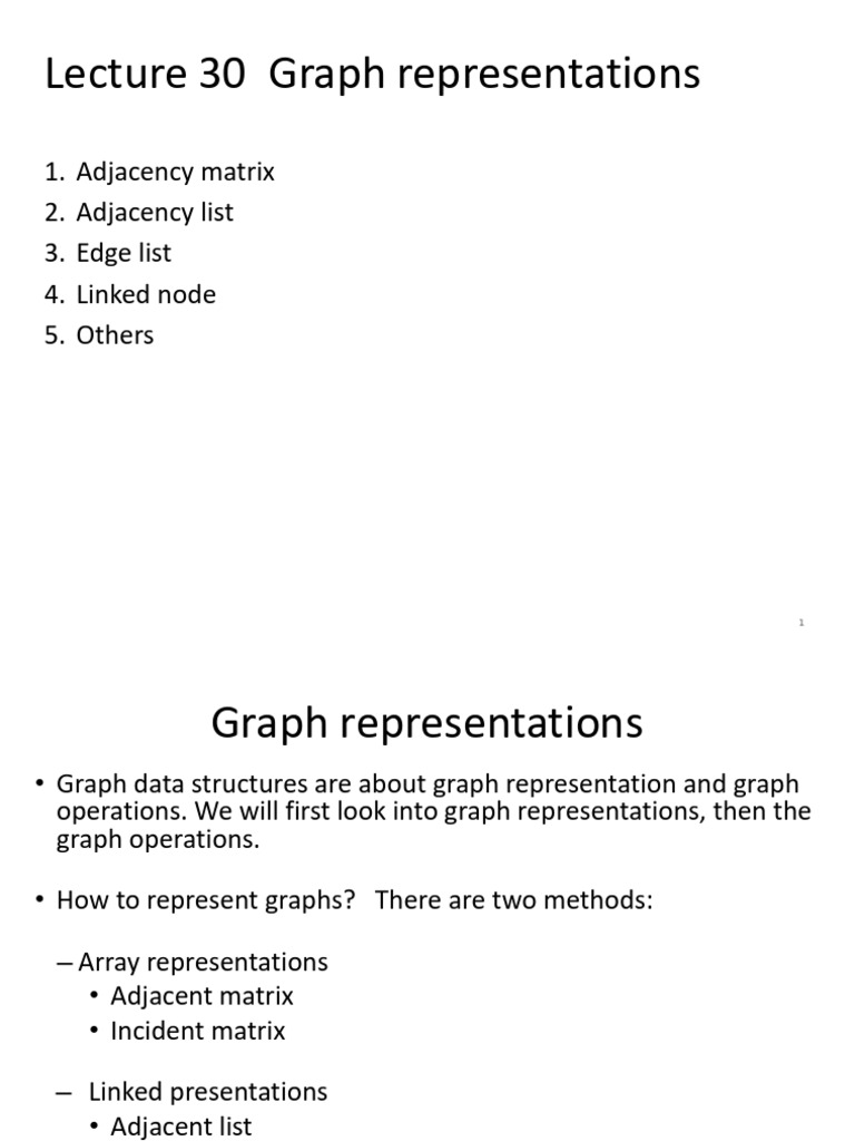 lesson30v2 | PDF | Vertex (Graph Theory) | Pointer (Computer Programming)