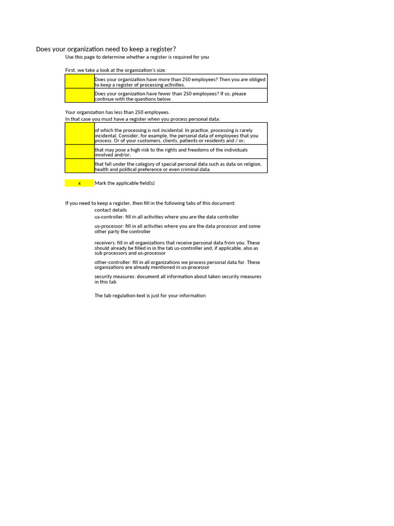 GDPR Register Requirements Guide | PDF | Information Security | Security