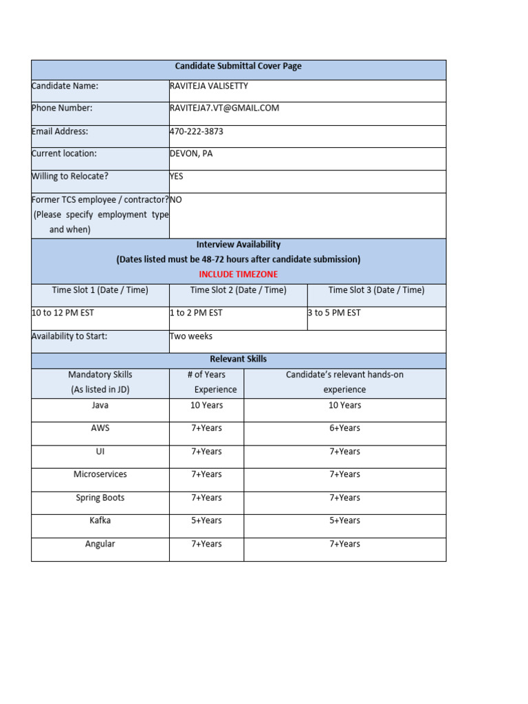 Senior Java Full Stack Developer Profile | PDF | Spring Framework ...