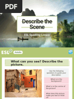 ESL Photo Description Activity | PDF | English As A Second Or Foreign ...