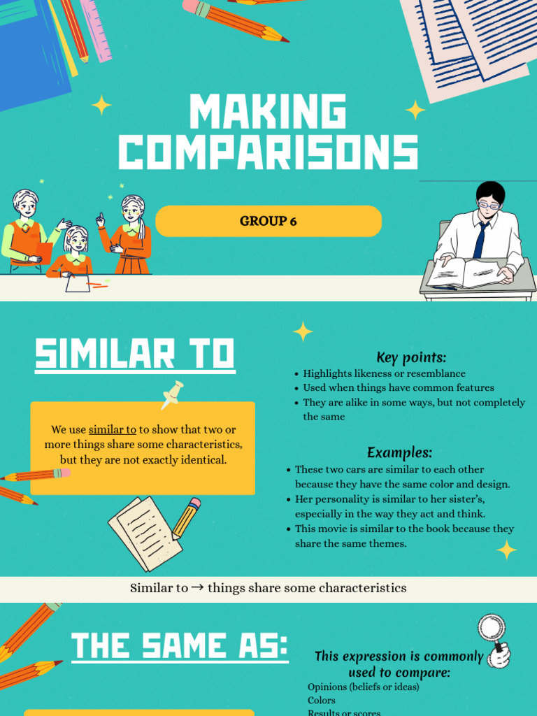 Understanding Comparisons in English | PDF | Adverb | Verb