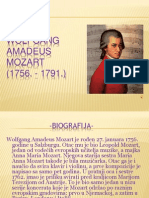 Wolfgang Amadeus Mozart Prezentacija