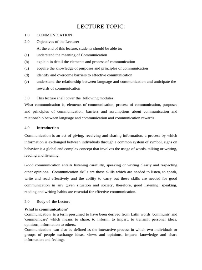 Understanding Communication Basics | PDF | Communication | Semantics