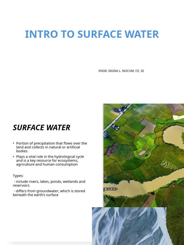 Understanding Surface Water Dynamics | PDF | Surface Runoff | Water