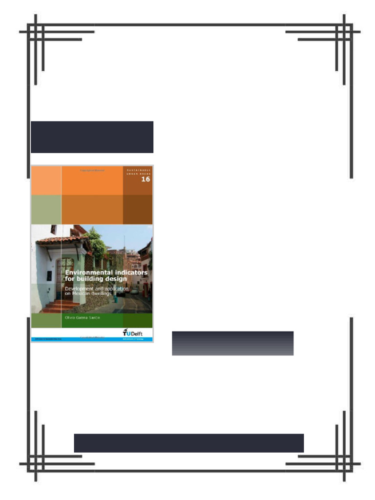 Environmental Indicators for Building Design Development and ...