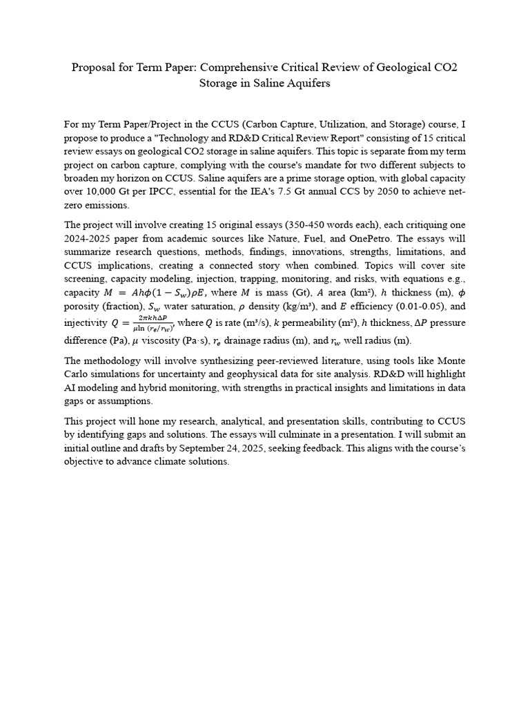 Proposal for Term Paper Final | PDF