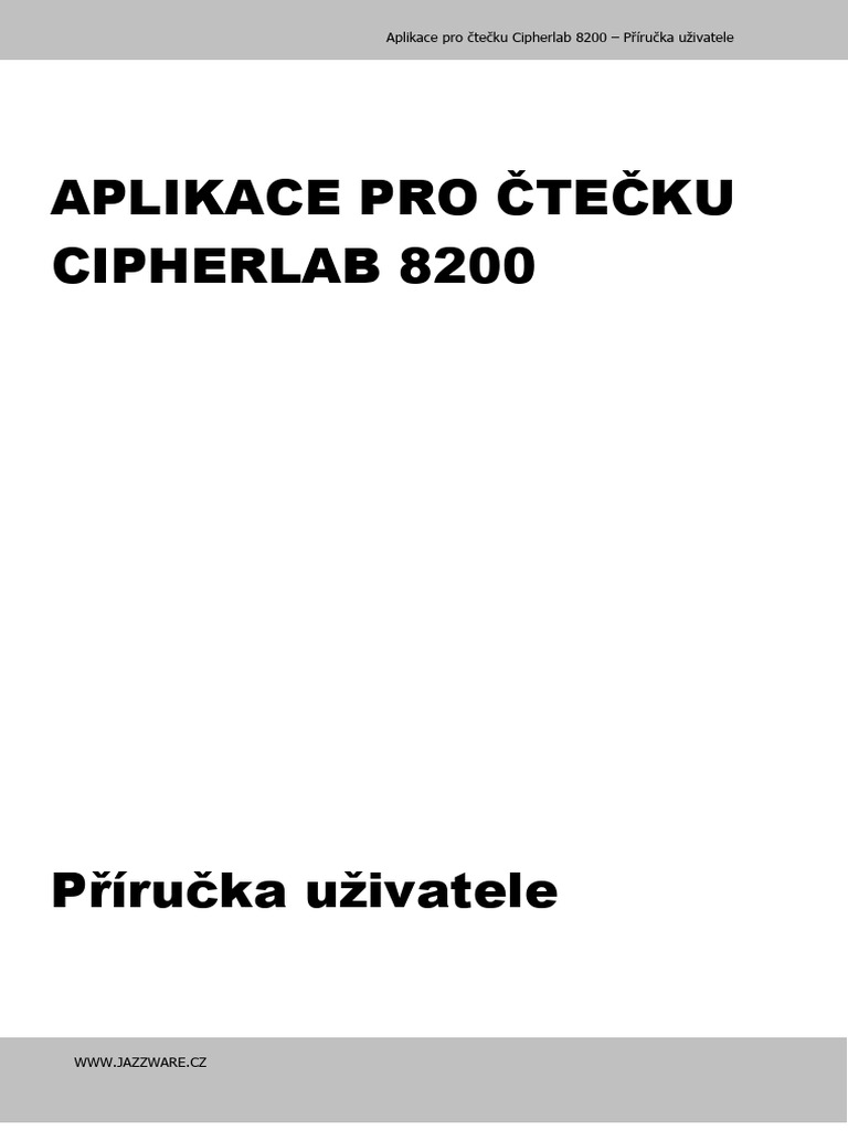Cipherlab 8200 | PDF