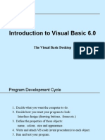 Session 1 - Introduction To Visual Basic 6.0