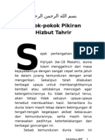 Pokok-Pokok Pikiran Hizbut Tahrir