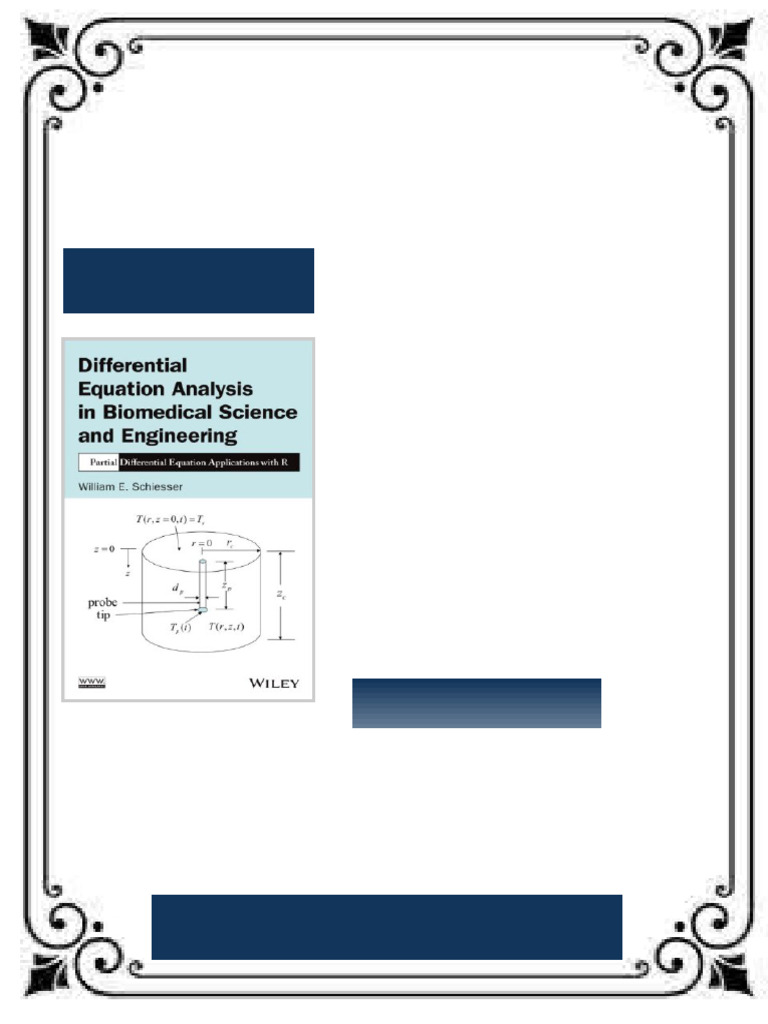 Differential Equation Analysis in Biomedical Science and Engineering ...