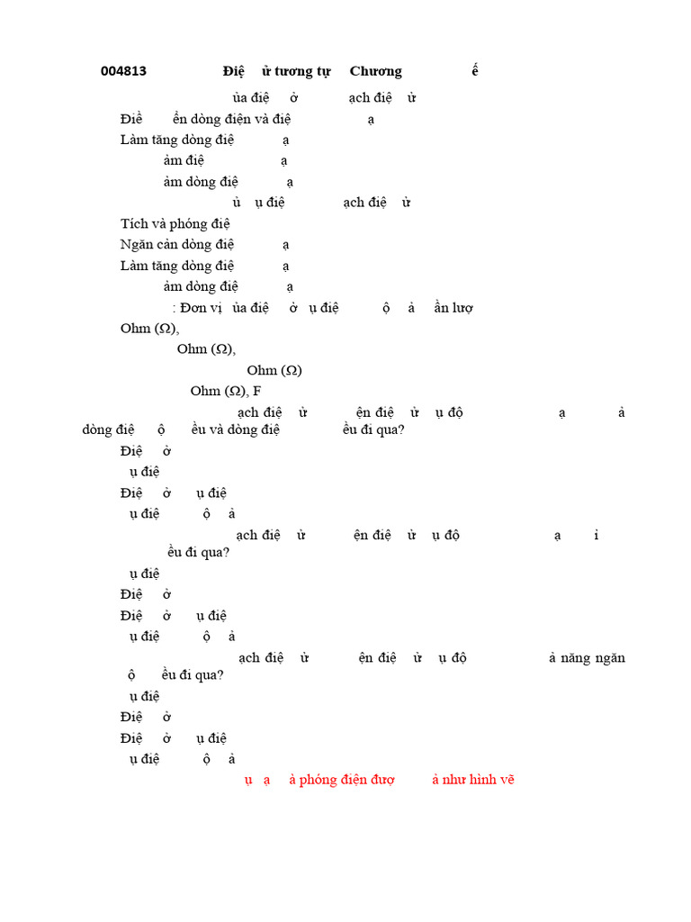 Điện Tử Tương Tự 1 - Final | PDF