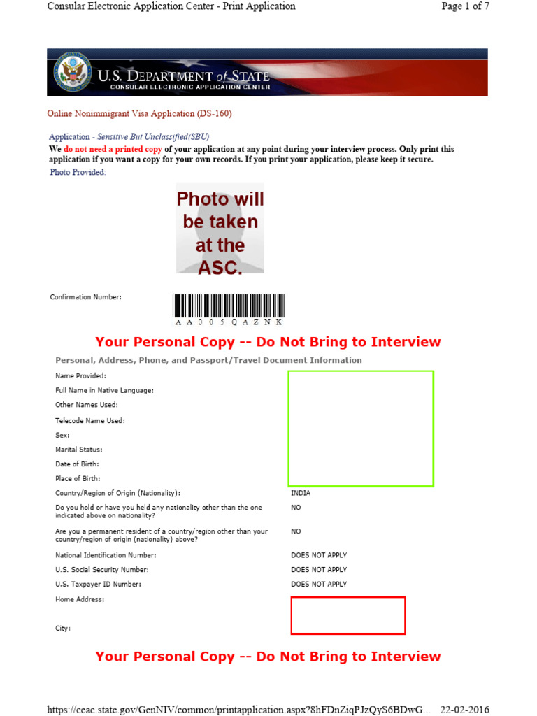 DS-160 Nonimmigrant Visa Application Guide | PDF | Travel Visa | Crimes