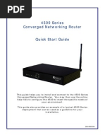 4500 Series Converged Networking Router