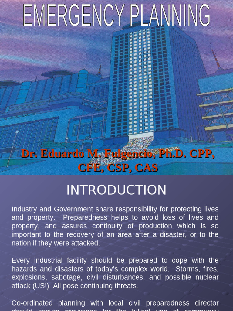 Industrial Disaster Preparedness Guide | PDF | Natural Disasters ...