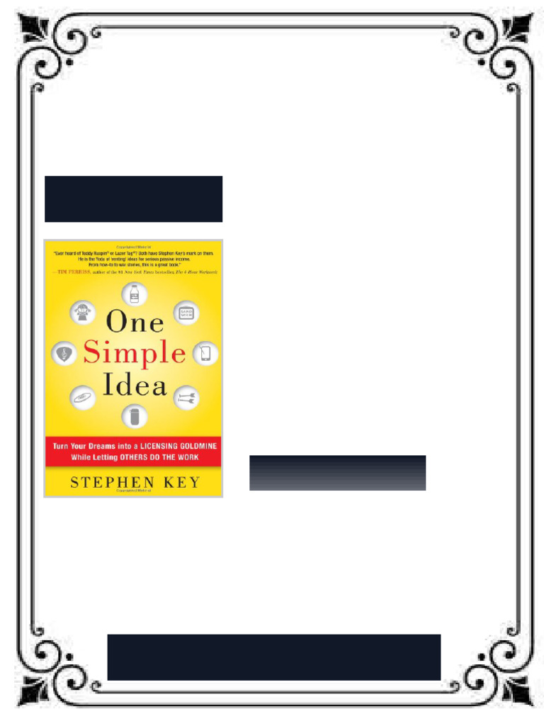 One Simple Idea Turn Your Dreams into a Licensing Goldmine While ...