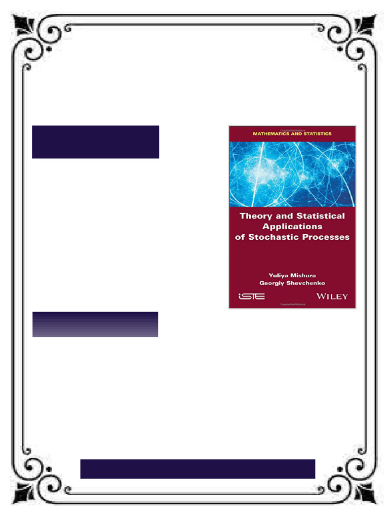 5970 | PDF | Stochastic Process | Measure Theory