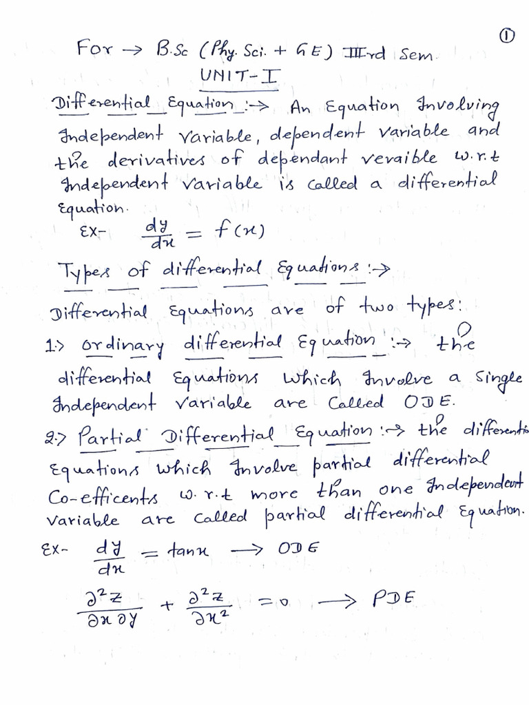 Unit 1 Notes | PDF
