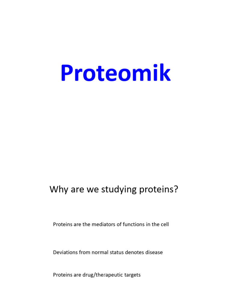 Comprehensive Guide to Proteomics Techniques | PDF | Mass Spectrometry ...