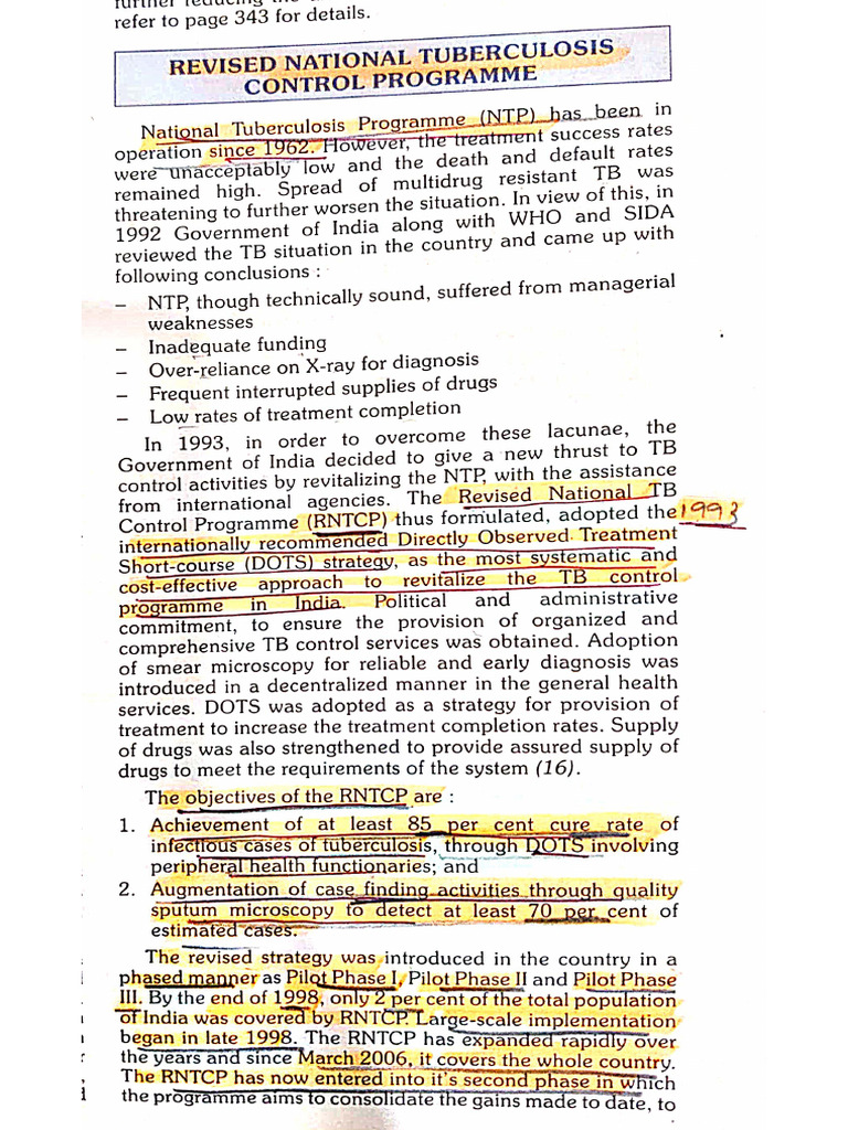 RNTCP 1 | PDF