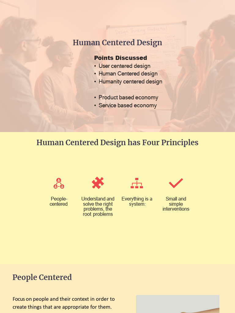 Human Centered Design Principles Explained | PDF | Design Thinking ...