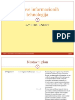 7 Sigurnost - Osnove Informacionih Tehnologija