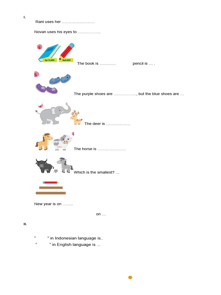Fill in the Blanks Learning Activity | PDF
