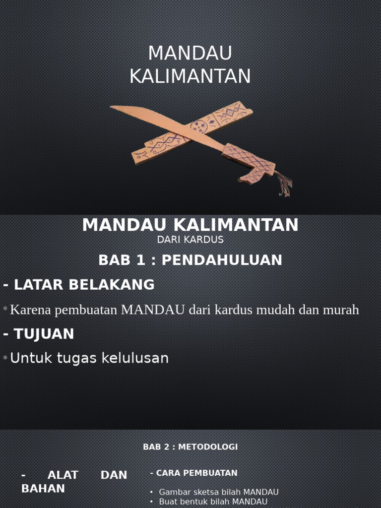 Mandau (Bintang) | PDF