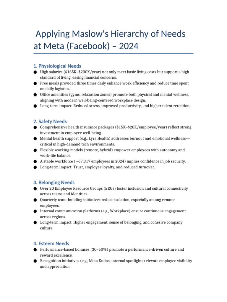 Maslow Meta 2024 en | PDF | Cost Of Living | Employee Retention