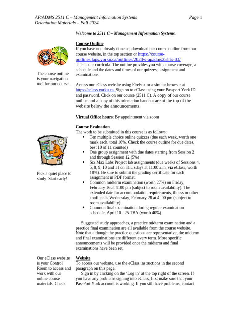 Management Information Systems Course Guide | PDF | Lecture | Quiz