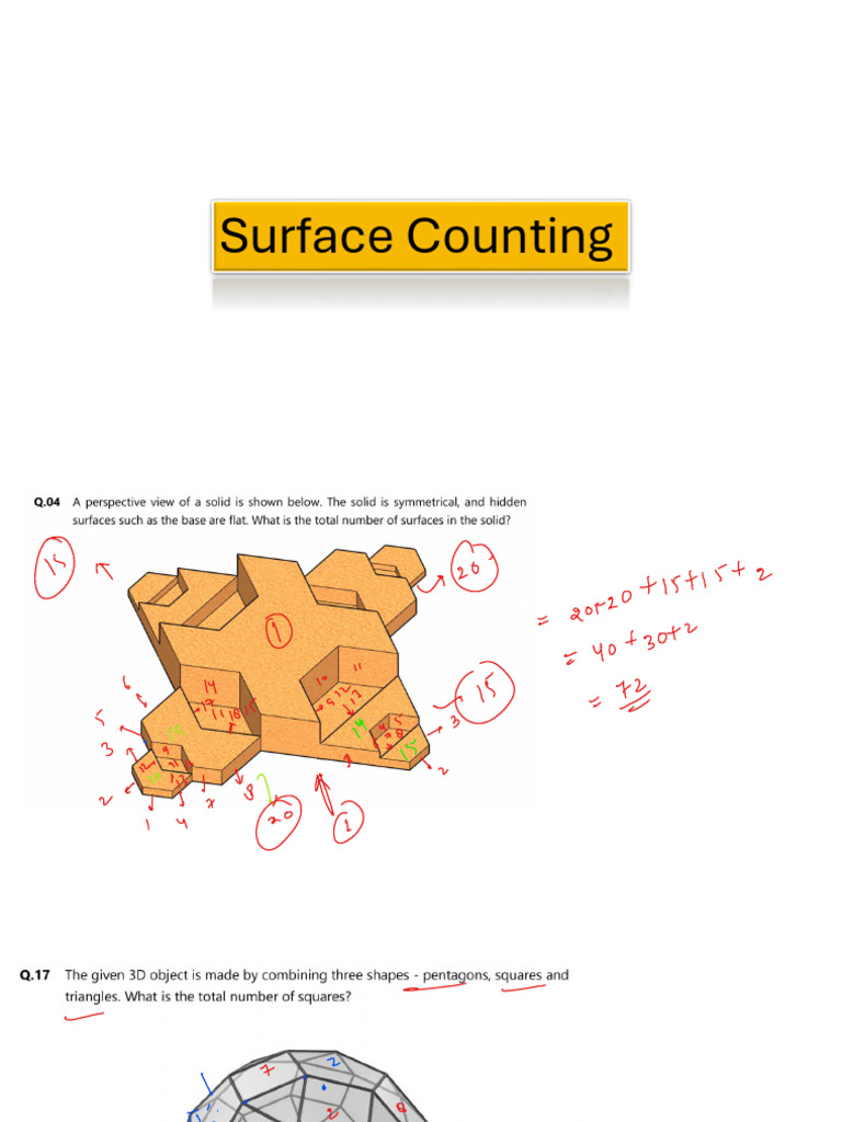Surface Counting Notes | PDF