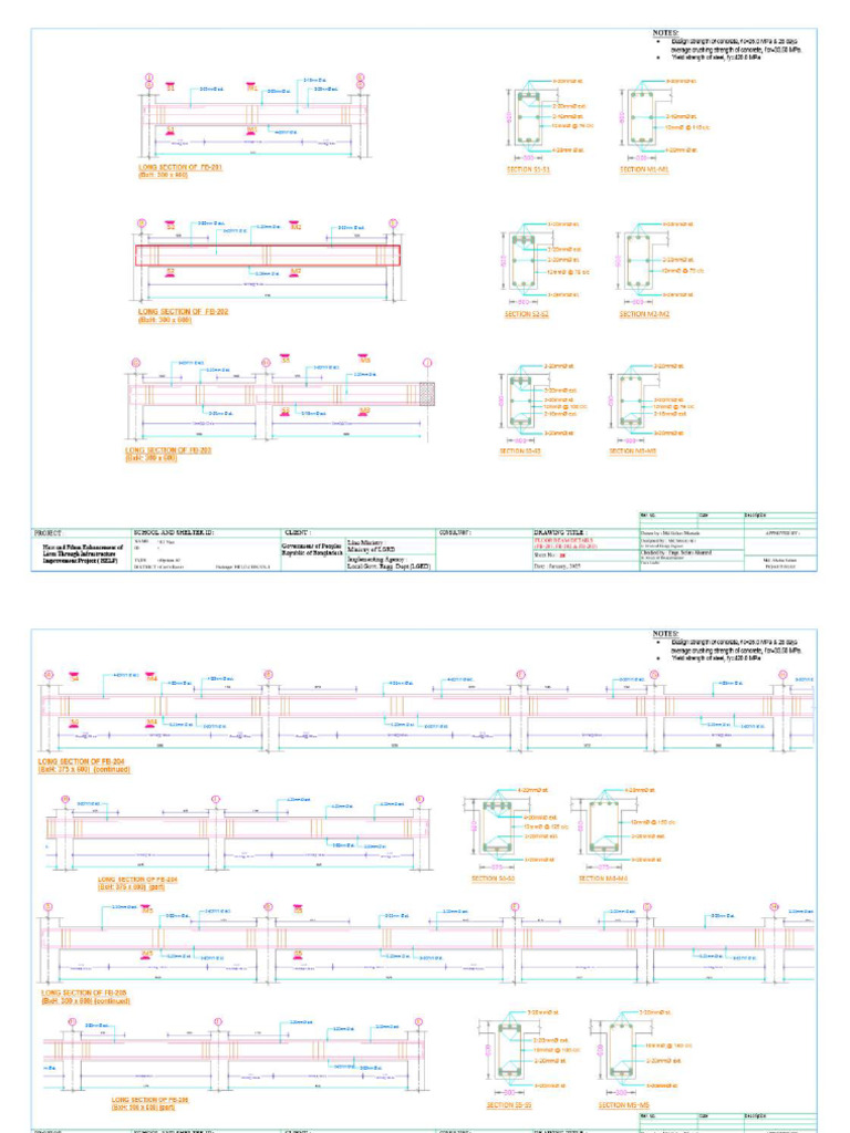 Structural Drawings 01 Nos New Part 3 | PDF