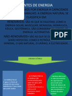 Fontes de Energia